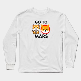 BABY DOGE X SHIBA INU GO TO MARS Long Sleeve T-Shirt